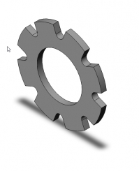 Zahnscheibe A 3,2 DIN6797 r 