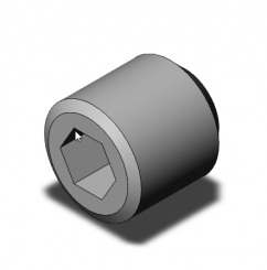 Gewindestift M6x6 DIN913 r 