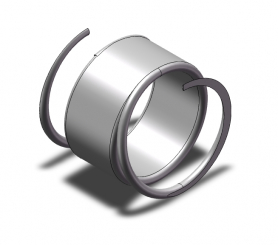 Druckfeder 0,8x10,8x45,5 