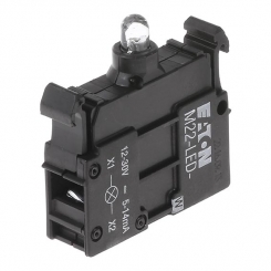 EAT.Zubehör Leuchtmelder M22-LED-W Front 