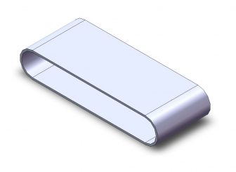 Flachriemen 5x148x830 mit Auflage 148x83 