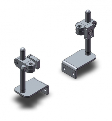 Halterung für Lichtschr. mit Spiegel 