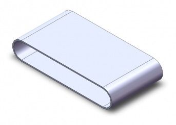 Flachriemen 5x198x830 mit Auflage 198x83 