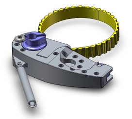 Schwinge komplett für Abwickler 