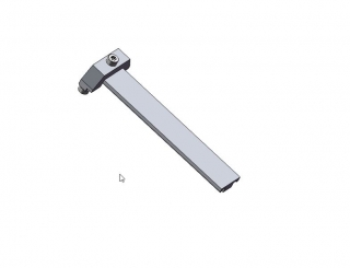 Halterung kompl 16, Abtastung l. Etikett 