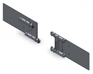 Transportband Überlaufblech 50 kompl. 