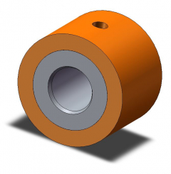 Walze 31x22,5 Anwalzrolle vulkanisiert 