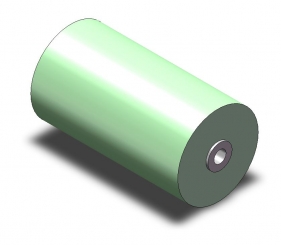 Walze 40x73 kompl; PUR-SR55 