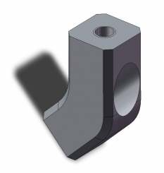 Klotz 25x52x60 Adapter Griff 45° 