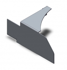 Blech 2x217x220 für BAK C-16-50 Rechts 