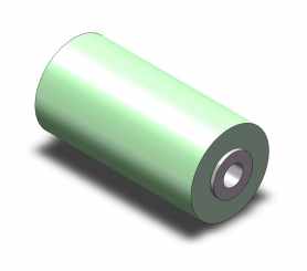 Walze 24x50 kompl;PUR-SR55 