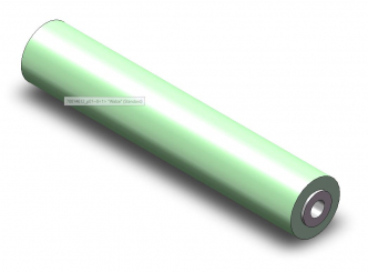 Walze 21x117 kompl;PUR-SR55 