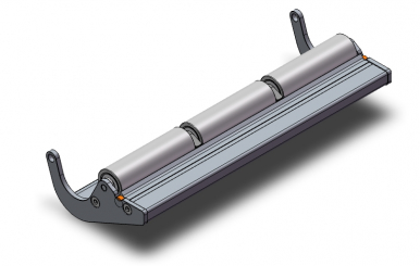 Rolle Klemmplatte 24 glatt 