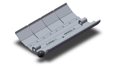 Bremsblech kompl. R16; teflonbeschichtet 