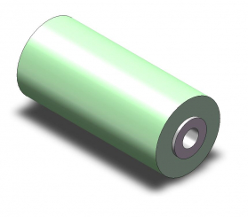 Walze 24x52 kompl;PUR-SR55 