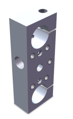 Platte 29x50x135 f. Geräteaufh. H500 