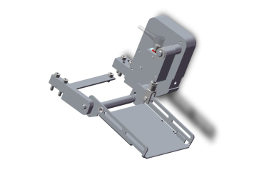 Abloesekante  L,8,schwenk,gefedert 