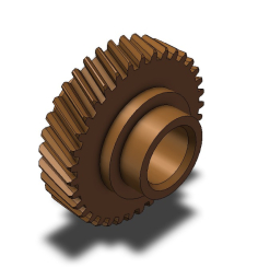 Schneckenrad 43x28 4:1 