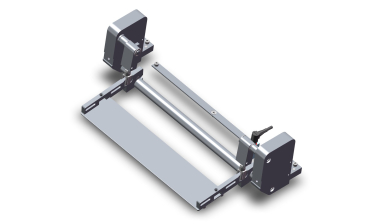 Abloesekante  L,24,schwenk,gefedert 