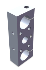 Platte 29x50x135 M8(2x) Ø18(1x) 