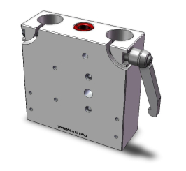 Fuehrungsstueck V1, Klemmhebel, RH 