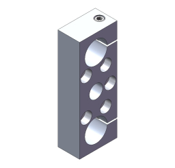 Platte 30 kompl;D9(5x)gesenkt;D18(1x) 