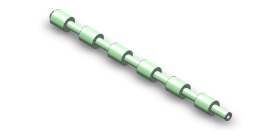 Walze 21x322 PUR-SR55; 6x25/28 