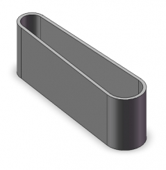 Zahnriemen PU;mit Auflage 75T5/480 