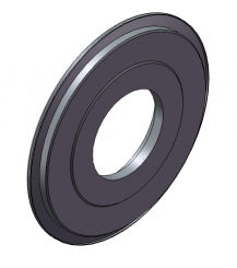 Scheibe für 6" Rollenaufnahme 