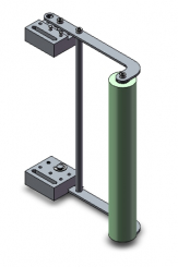 Andrückeinheit gefederte Rolle 16 