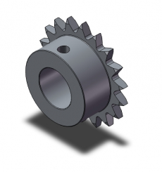 Kettenrad 15_6,35x3,18/15_Nabe_D28x12,1 