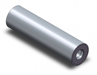 Rohr 16 kompl D45 teflonbeschichtet 