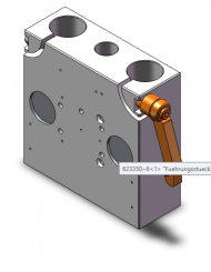 Fuehrungsstueck 30 M6(5x);D30(2x);Linksg 