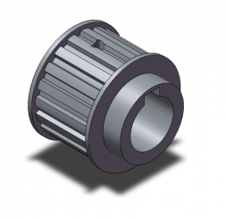 Riemenscheibe 27_T5/19-2 Nabe D15H7 M4 