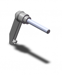 Klemmhebel M8x50 Gr.2 A2 